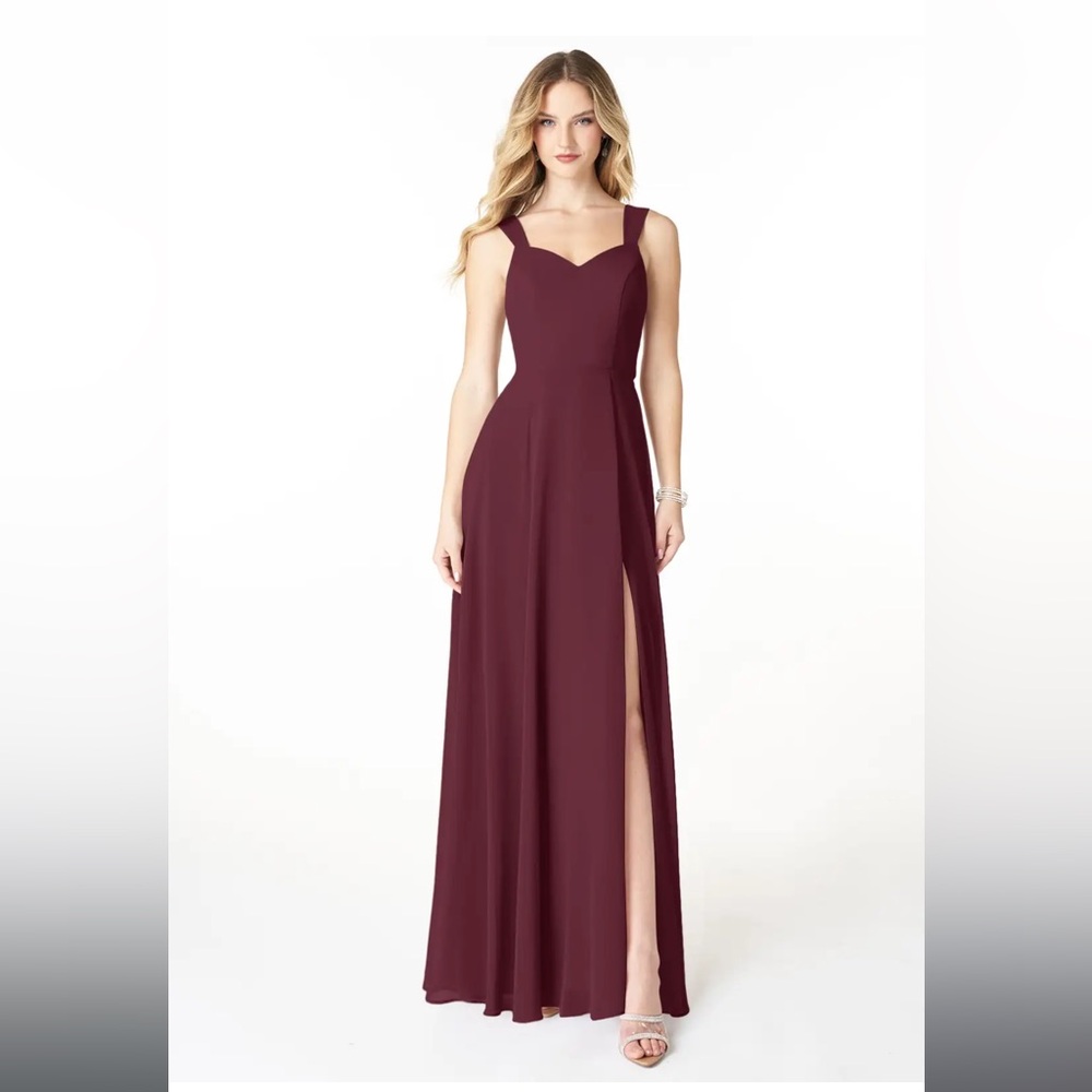 Azazie Julie Bridesmaid Dress in Cabernet
